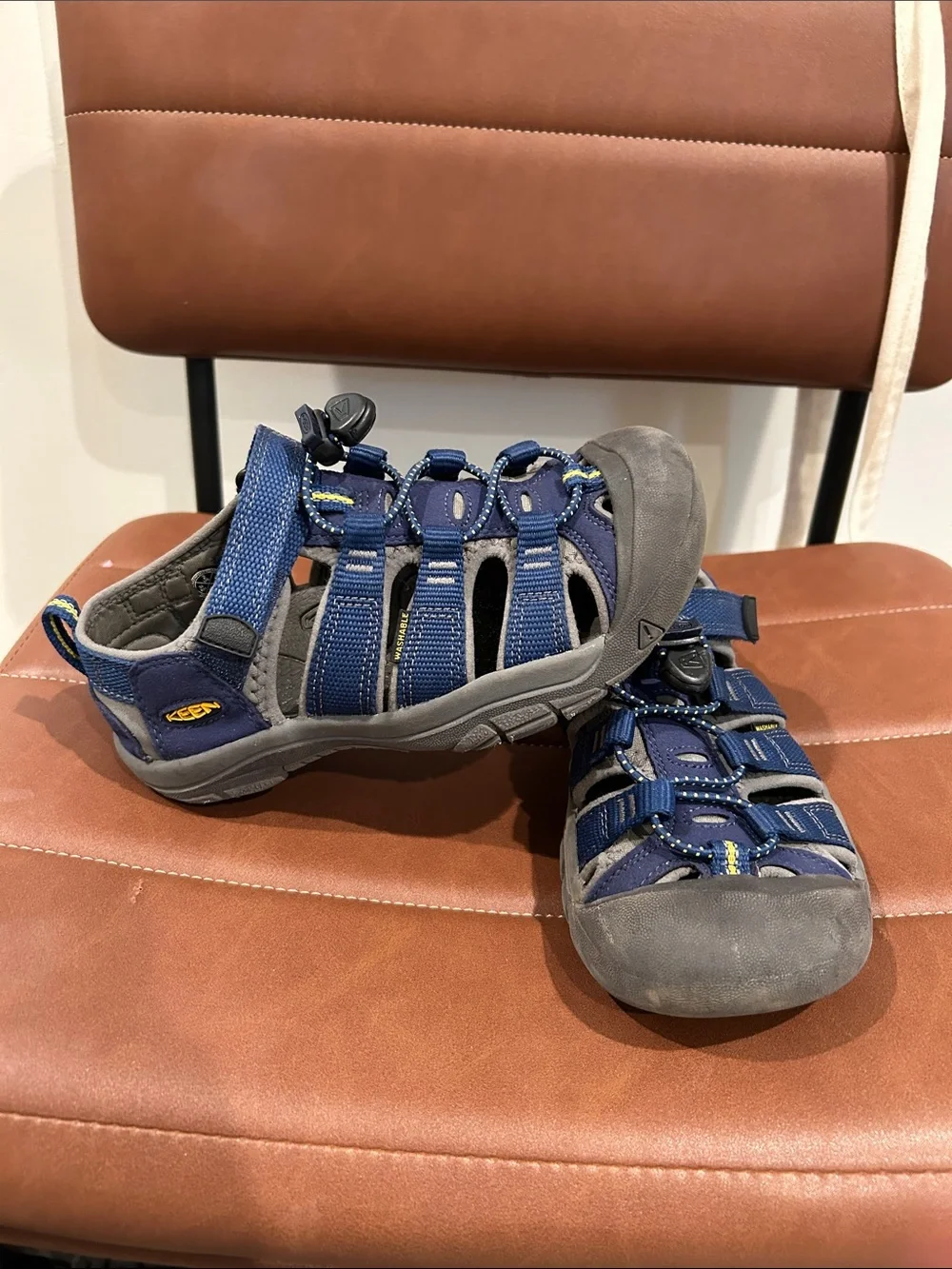 Keen Kids Navy Blue and Gray Closed-Toe Sport Sandals